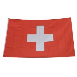 Taille faite sur commande en gros pour le drapeau suisse