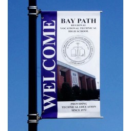 Wholesale Customized high-end banner pole flags on street