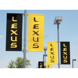 Customized outdoor display- street advertising pole banners
