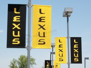 Visor exterior personalizado- Banners de pólo de publicidade de rua 