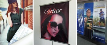 Wholesale custom high quality color printing satin banner