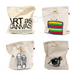Eco-friendly Recycled High Quality Cheap Promotion Wholesale Manufacturer Custom Colorful Tote 100% Cotton Canvas Bag