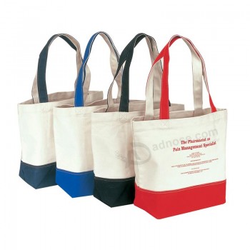 Borsa di tela personalizzata logo, borsa di tela di cotone di promozione, borsa di promozione in tela di cotone