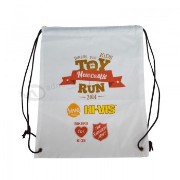 Popular Best Selling Promotional Polyester Drawstring Bag Customised Drawstring bag