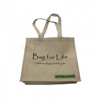 Shopping bag in juta shopping bag di iuta design cliente