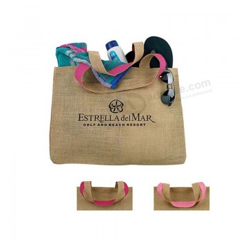 Eco-Logotipo amigável saco personalizado da juta saco do customizejute
