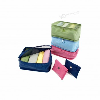 Bolso de baño portátil colorido personalizado plegable bolsa de aseo