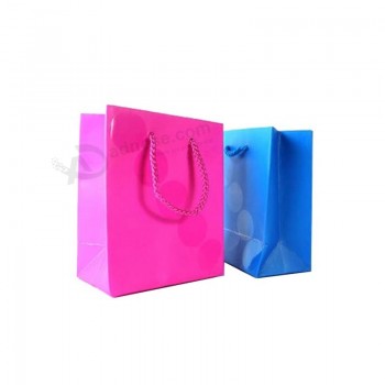 Bolsa de papel impresa personalizada para la tienda de ropa, bolsos de papel personalizados para llevar