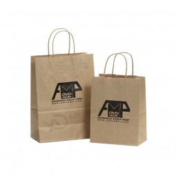 Personalizados diversos tipos de bolsa de papel para compras y bolsa de papel de regalo