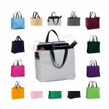 Vente chaude personnalisée impression coton sac fourre-tout