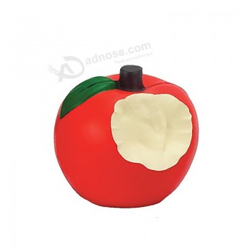 リンゴの形のストレスボールpuのプロモーションのためのストレスボール