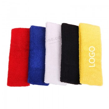 Cheap Cotton Customized Wrist Sweatband and Headband