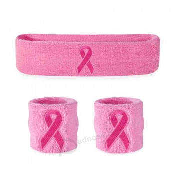 Colorful Cotton Embroidered Sweat Bands Head Bands Sweatband