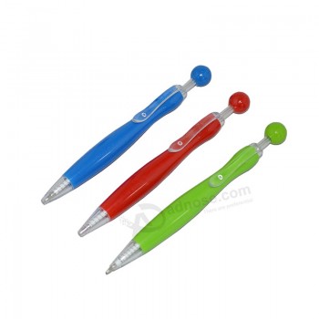 热卖球便宜的塑料笔五颜六色的圆珠笔