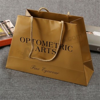 갈색 kr에이ft 평면 사각형 종이 가방 파티 점심 카페 전리품 빈티지 선물 가방