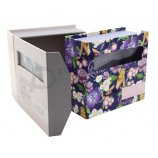 Специальная упаковочная бумажная коробка с силиконовым покрытием с прозрачной крышкой из пвх