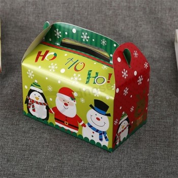 2017 Рождественский роскошный стиль пользовательских напечатанных подарочной упаковке бумажная коробка