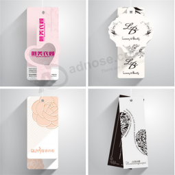 wholesale custom square luxury paper hang tag