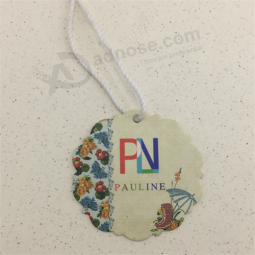 Custom Rainbow Hang Tags For Clothing Paper Swing Tags For Garment
