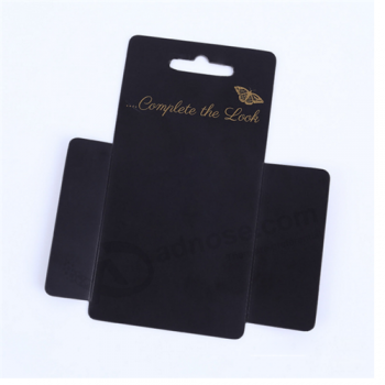 hot stamping china clothing paper hang tag for jeans