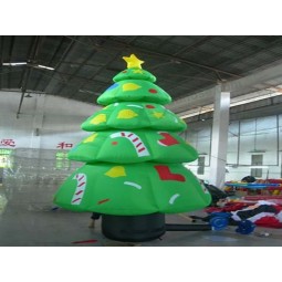 Arbre de Noël gonflable de bonne qualité géant commercial d'impression pour la décoration de Noël(XGIM-105)