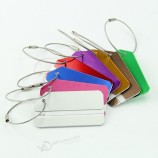 Wholesale Colorful anodized aluminum custom luggage tags with high quality