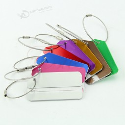 Wholesale custom Free design metal luggage name tags with high quality