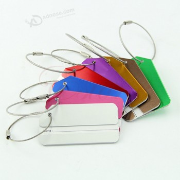 Wholesale custom Free design metal luggage name tags with high quality