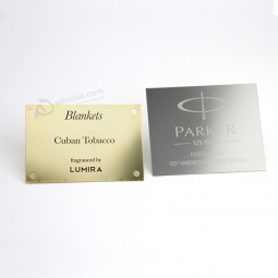 Custom Fully designed metal modern business cards for sale with high quality