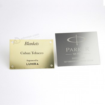 Professional customization Fully designed metal modern business cards with high quality