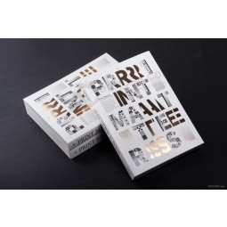 Direct Factory Foil Stamping Coated Paper Softcover Book