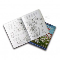 Cmyk personalizado impresso capa mole crianças livro de histórias