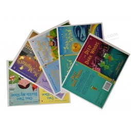 Cartão personalizado impressão de livro de história papre para crianças