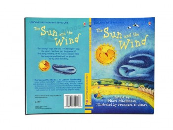 Livro de histórias personalizado de quatro cores profissionais para crianças