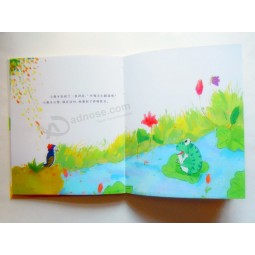 Impression de livre de couleurs livre d'enfants livre relié