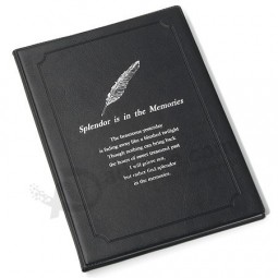 Hardcover op maat pu lederen dagboek notebook afdrukken