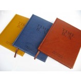 Eco-Vriendelijke full-color pu lederen notebook afdrukken