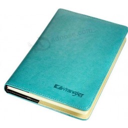Novo design de capa dura de couro pu impresso notebook
