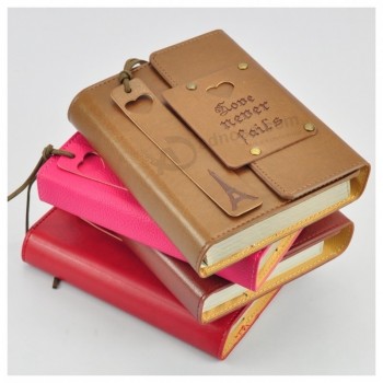 новый дизайн pu кожаный ноутбук для дневника
