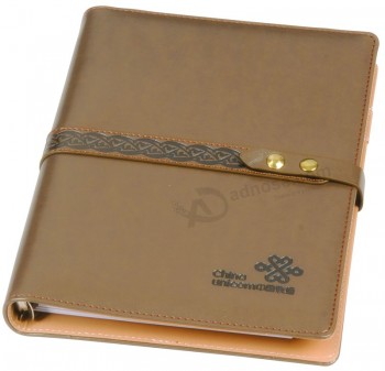 индивидуальный кожаный ноутбук с записью pu для дневника