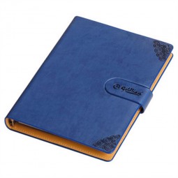 Gegraveerde aangepaste hardcover pu lederen notebook-afdrukservice