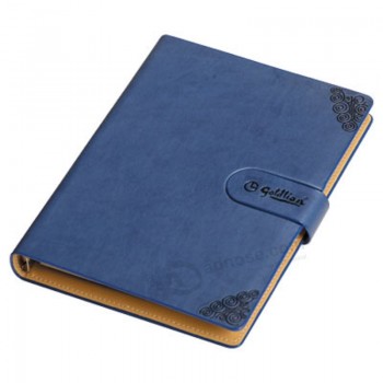 Fil-O pu cahier à couverture rigide en cuir avec serrure