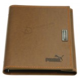 A5/A6 cahier de journal de couverture en cuir pu personnalisée avec serrure