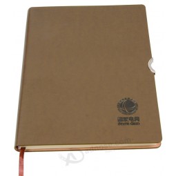 Grossista papelaria fornecimento de couro personalizado notebook impressão