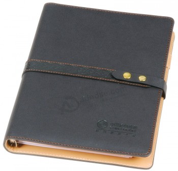 Fancy Hard Cover Custom Leather Cover Notebook