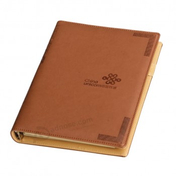 Copertina rigida in pelle personalizzata per notebook