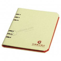 6 Ring Binder PU Leather Notebook Hardcover Notebook Printing