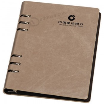 Cuaderno de cuero personalizable de la PU carpeta de escritorio