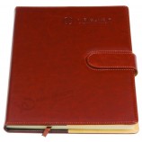 Hard Cover Logo Printed Custom Leather Notebook Factory