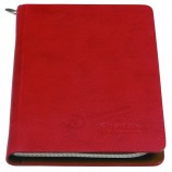 2017 Offset Printing Custom Leather Notebook with Zipper